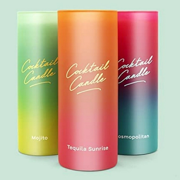 💥BUY 5 GET 3 FREE  Luckies of London Cosmopolitan,Cocktail Candle,Pink/Blue - Picture 7 of 9